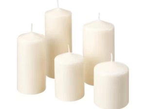 FENOMEN Unscented block candle Set of 5